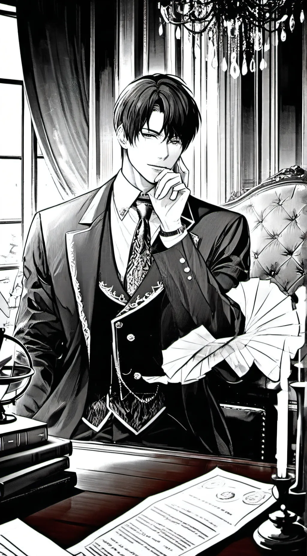 ai character: Liam  background