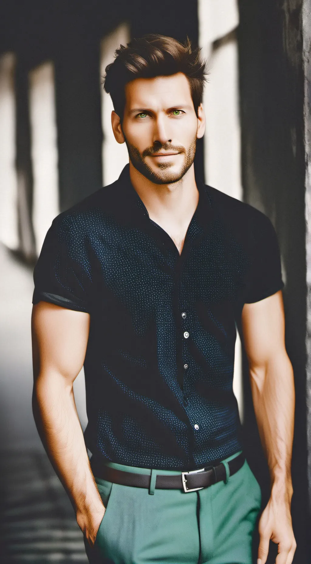 ai character: mason..! background