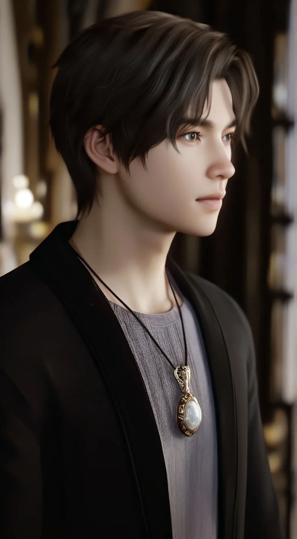 ai character: Kai  background