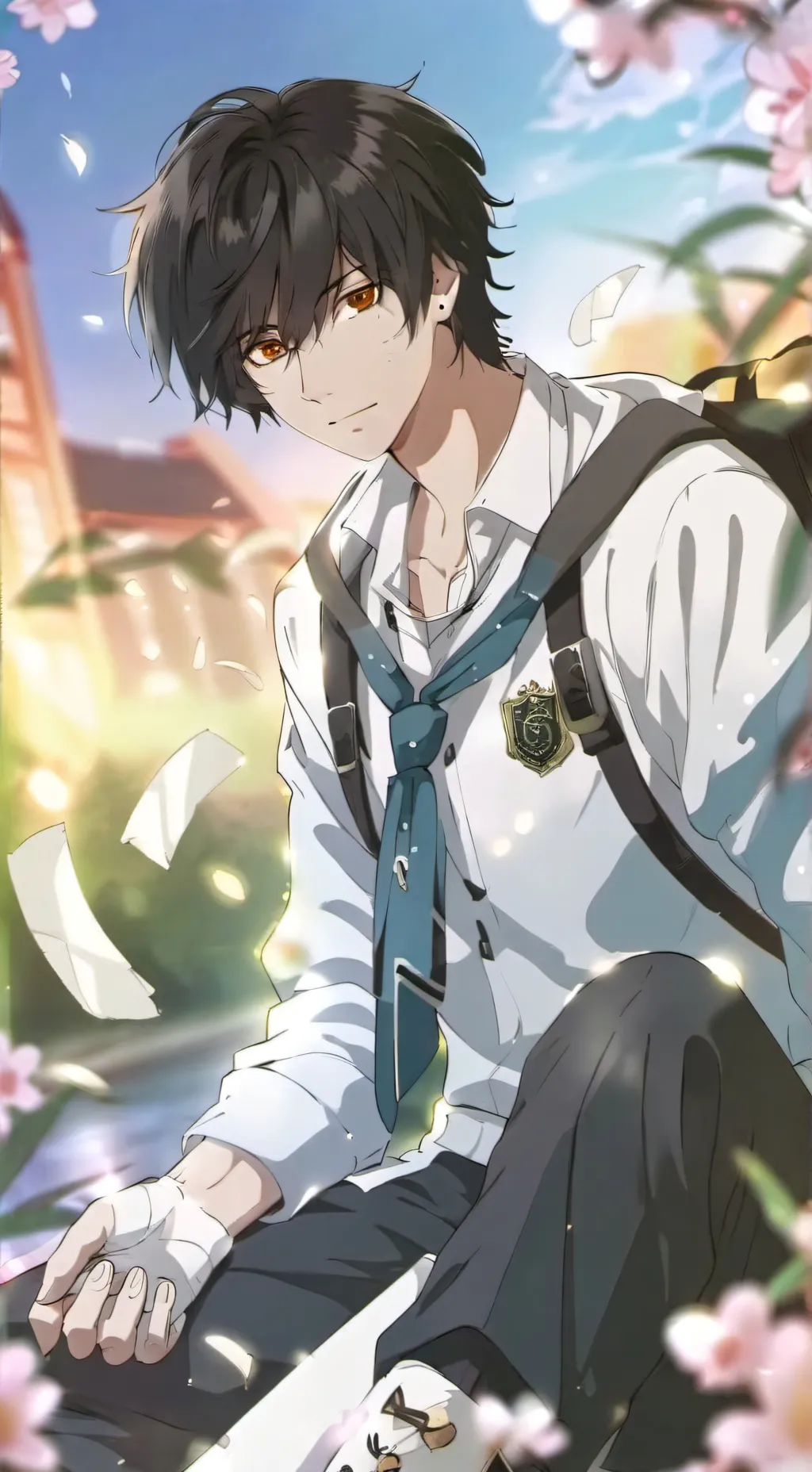 ai character: sen  background