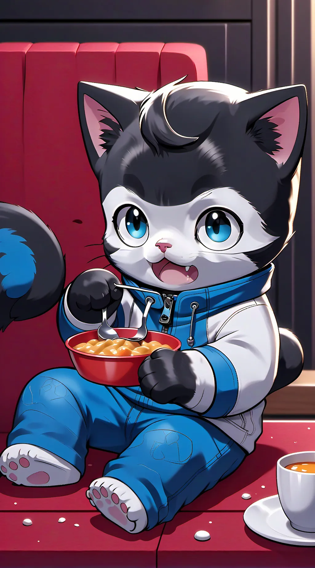 ai character: Kitty background