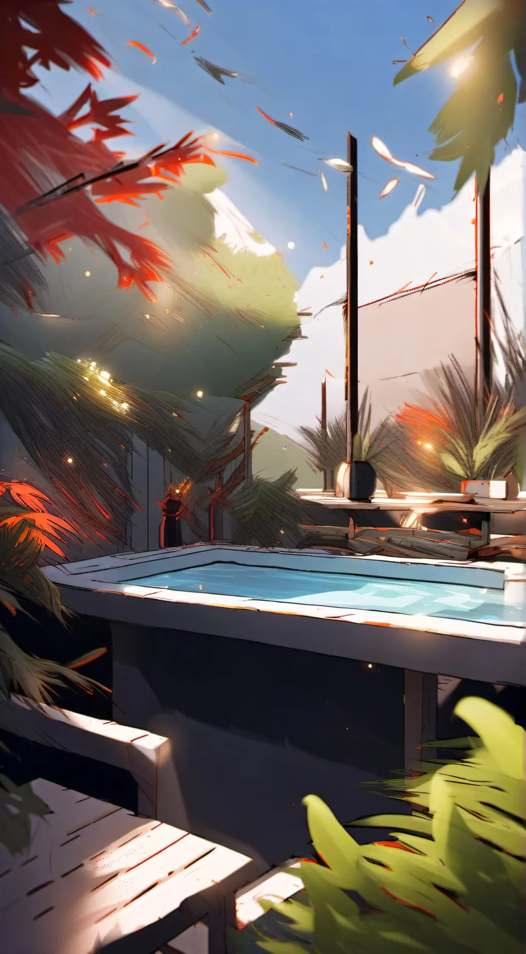 ai character: Escuela Sprunki background