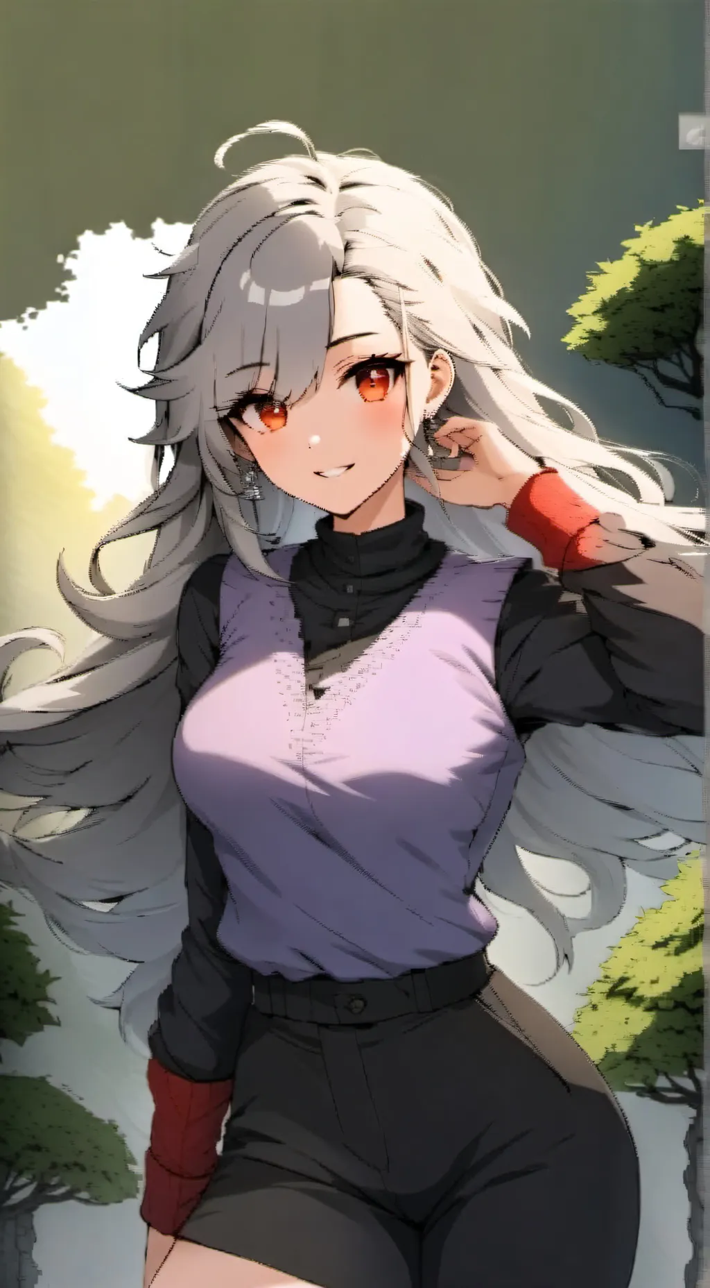 ai character: Rose background