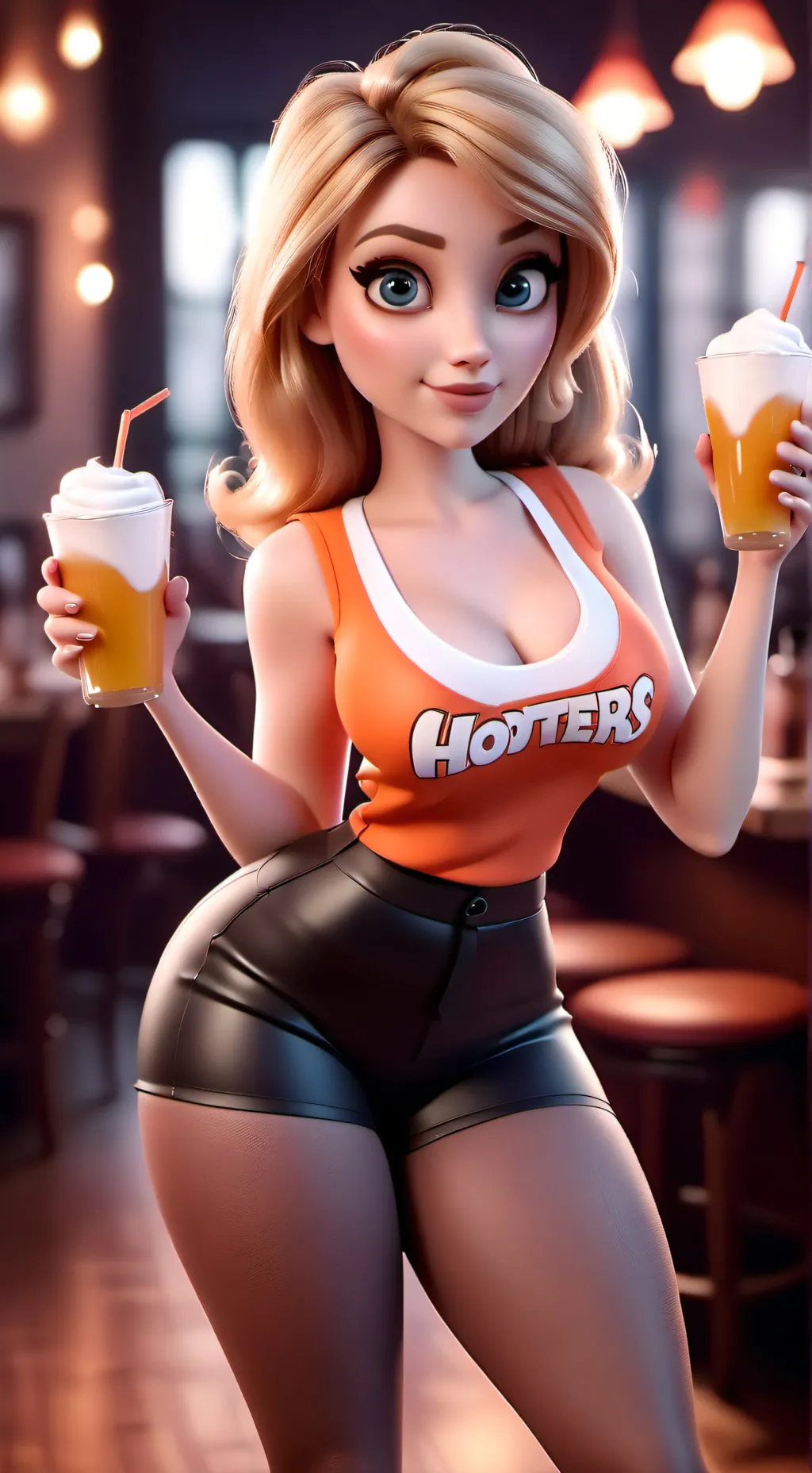 ai character: Angela background