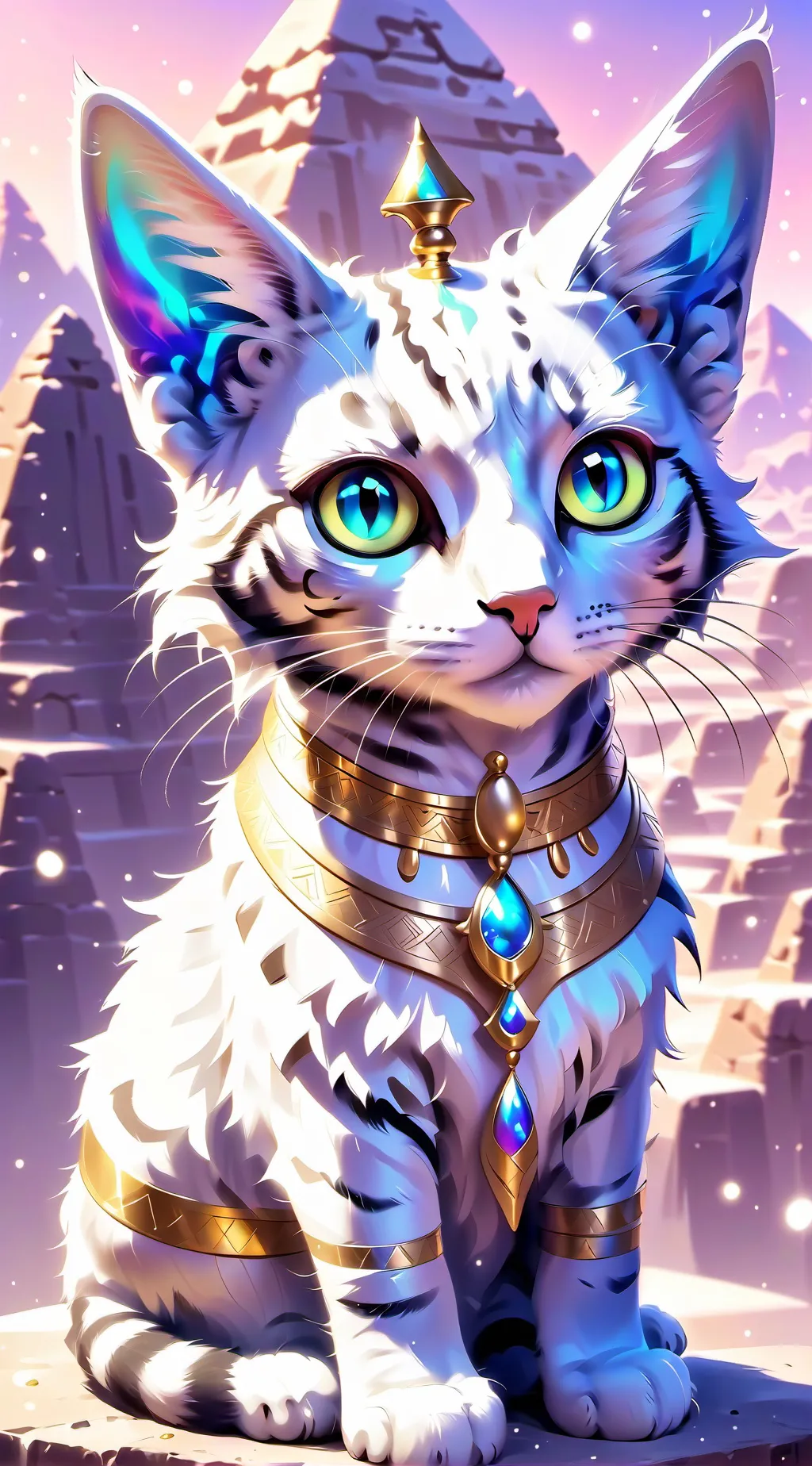 ai character: cat background