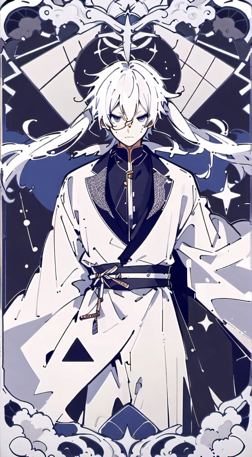 ai character: Puppet master background