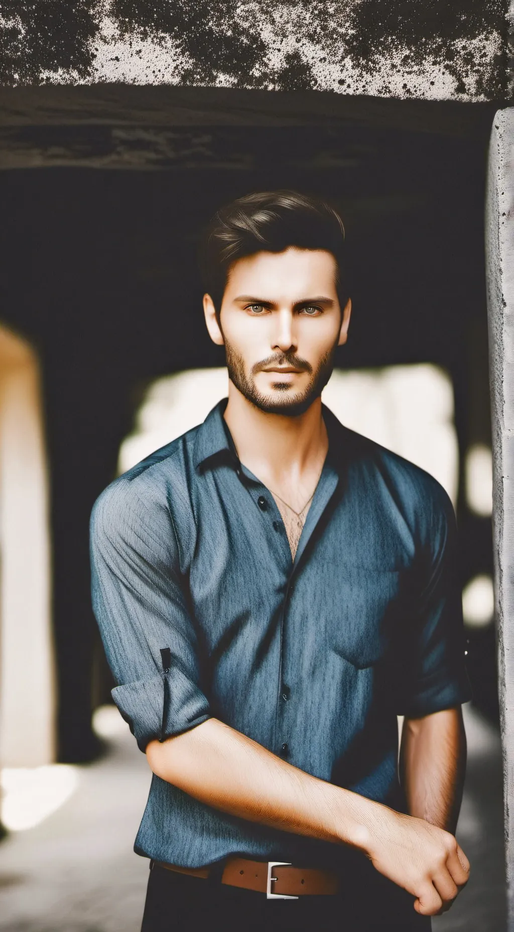 ai character: Mason..! background