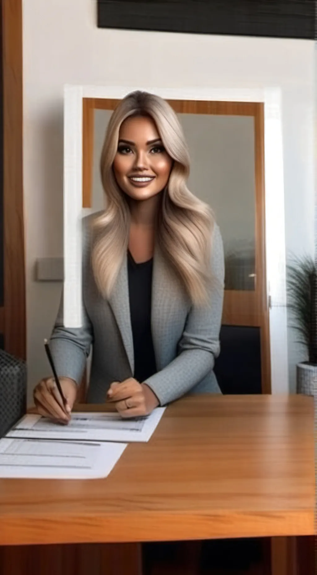 ai character: Charlotte  background