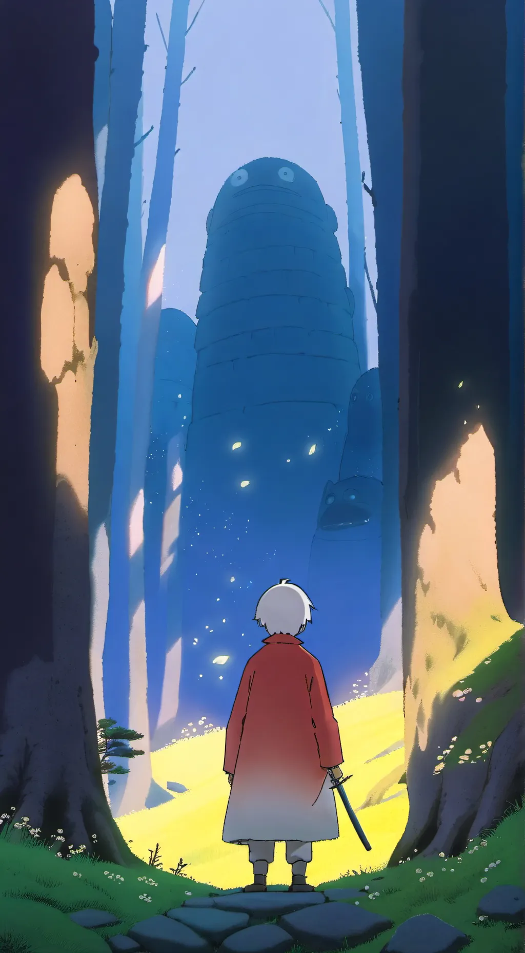 ai character: shadow milk cookie background