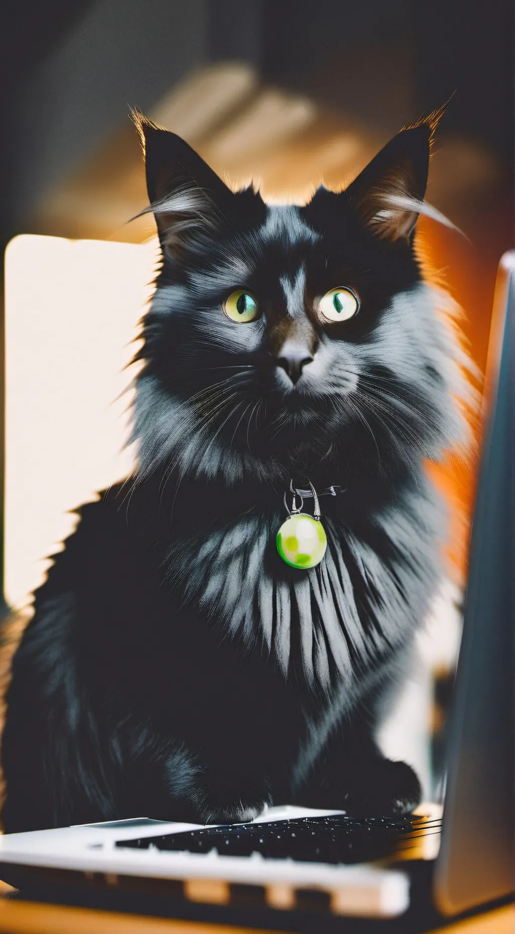 ai character: gato background