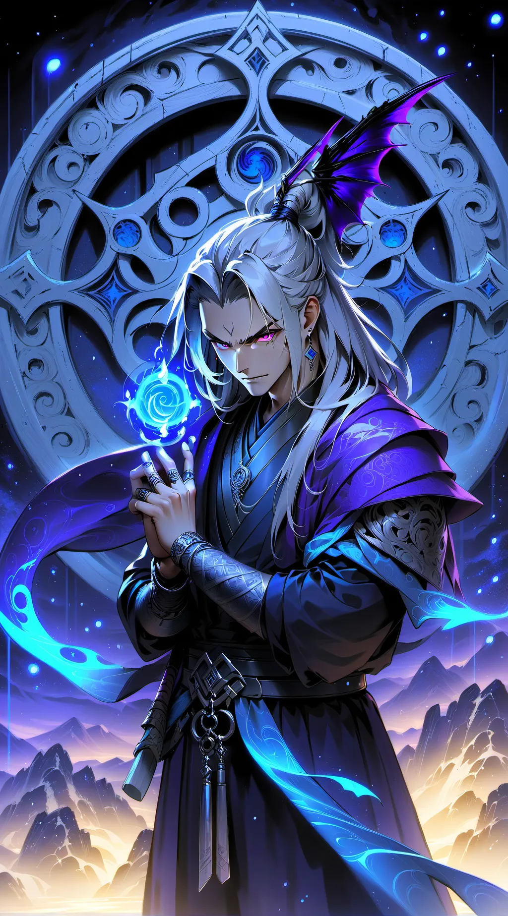 ai character: damion background