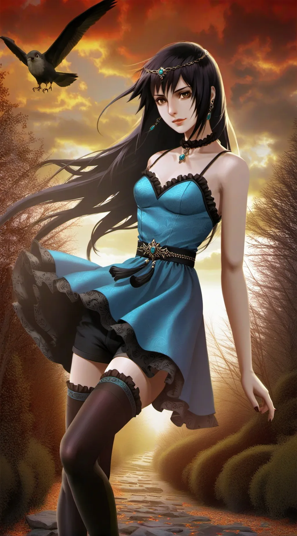 ai character: Rinoa Heartilly background