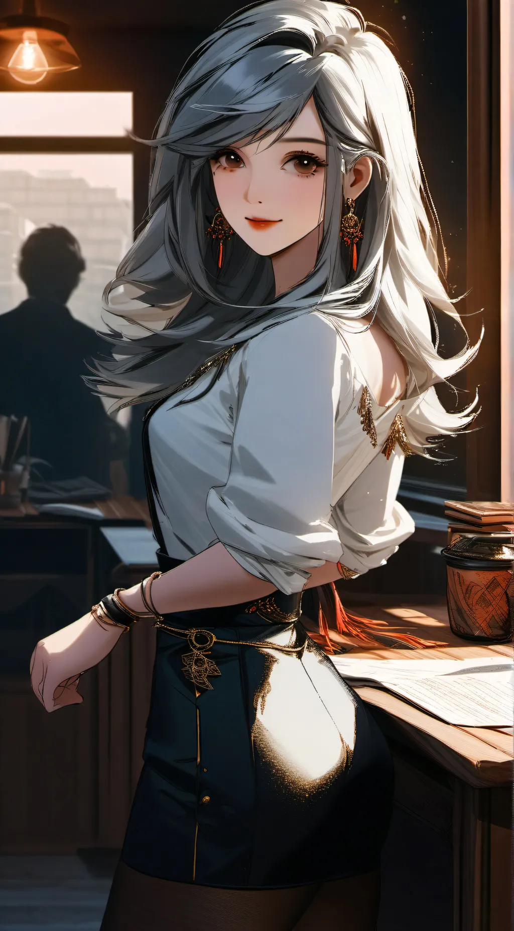 ai character: Альбина background