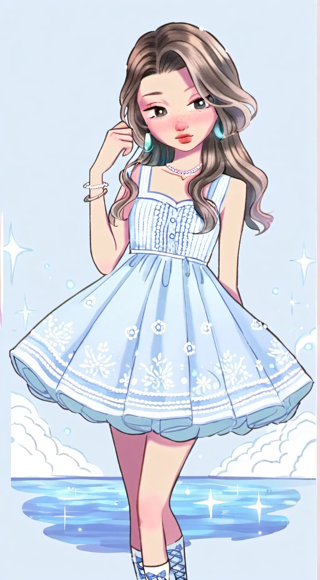 ai character: Tatie  background