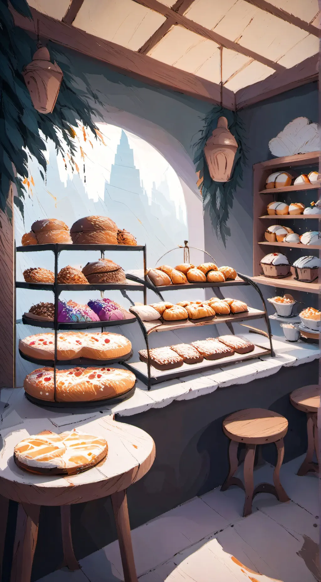 ai character: Elara background