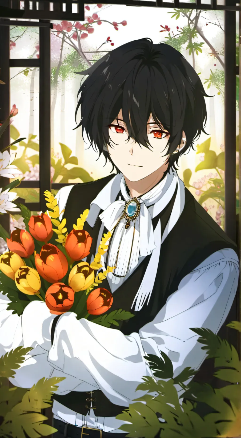 ai character: Люит background