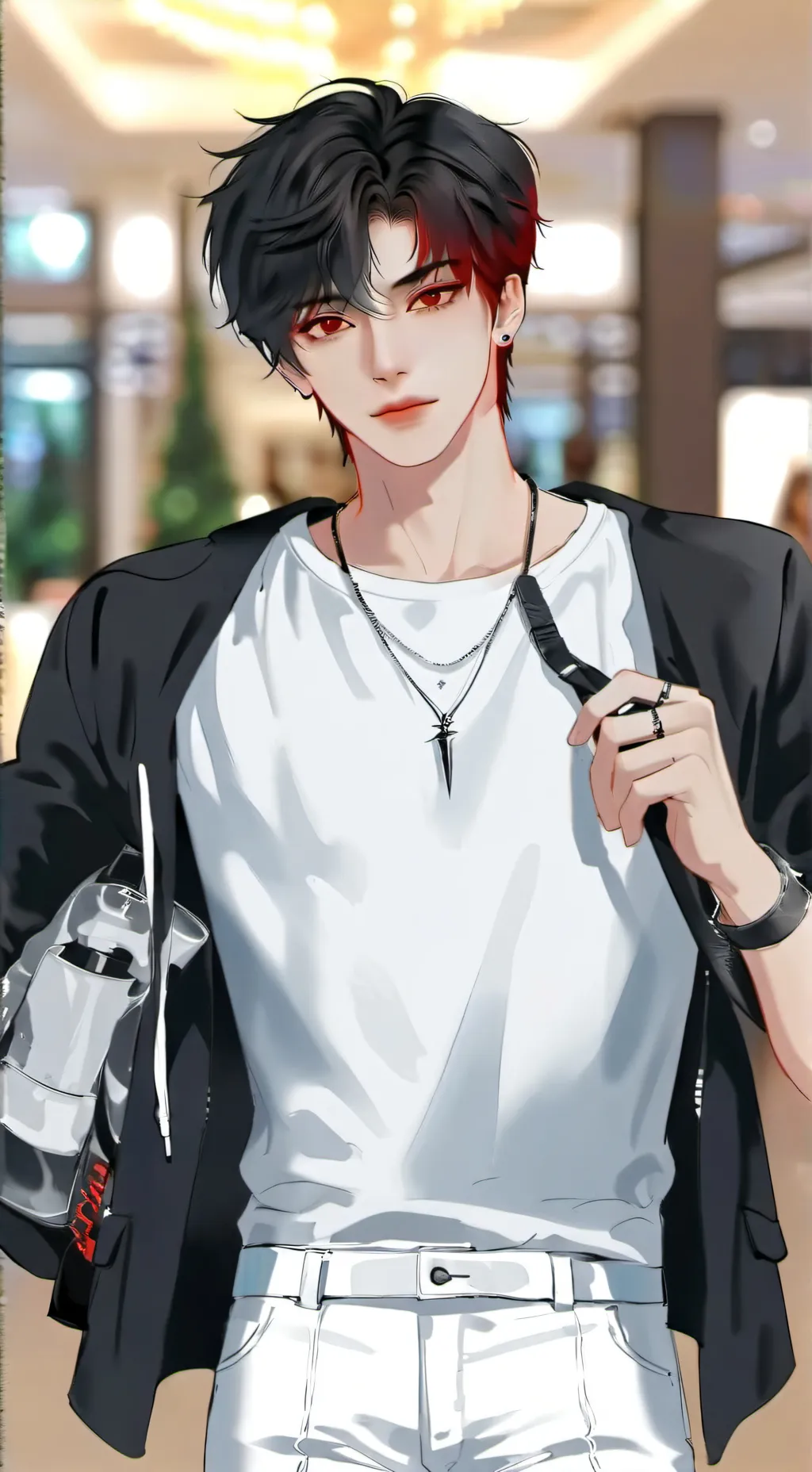 ai character: Justin background