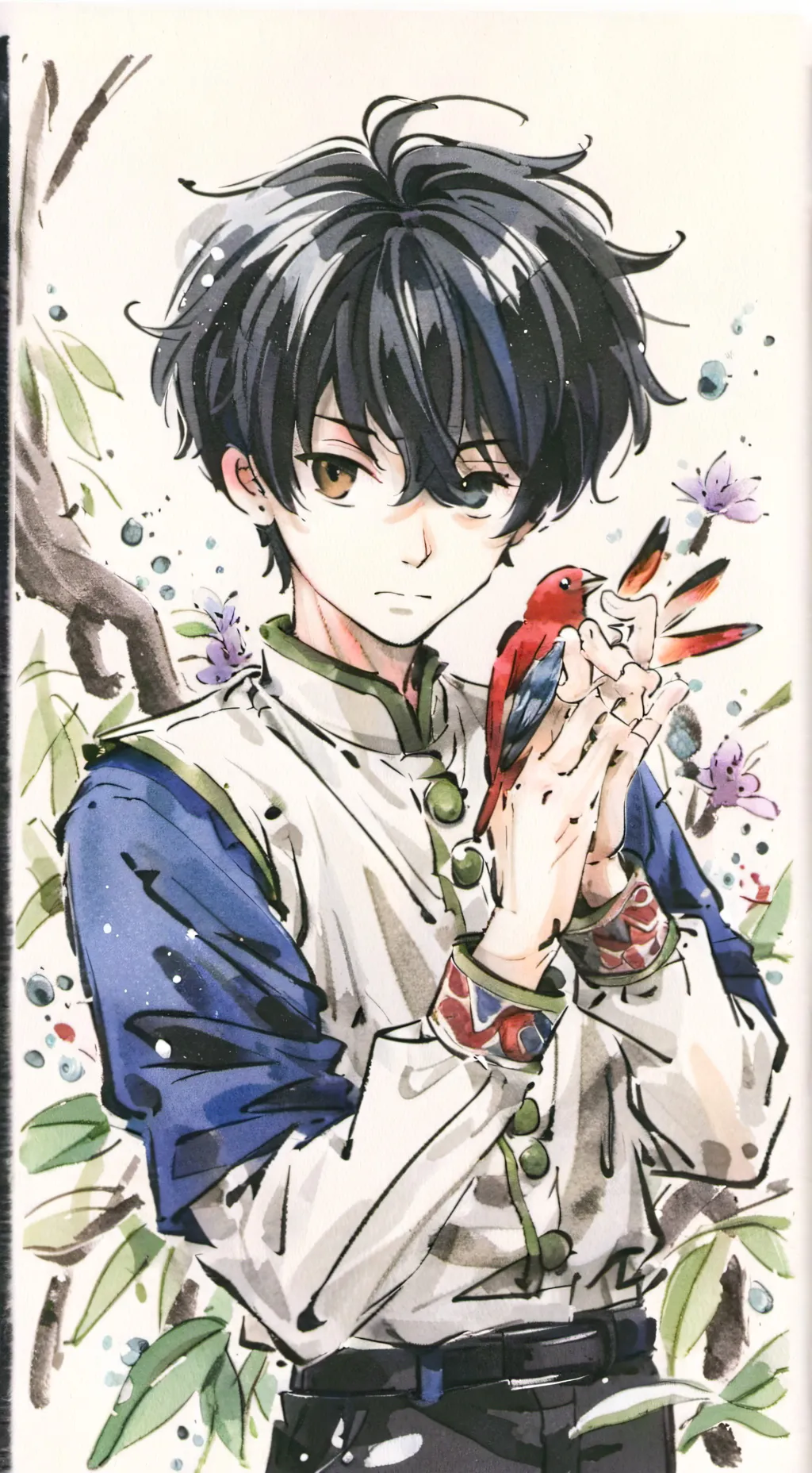 ai character: tokito muichiro background