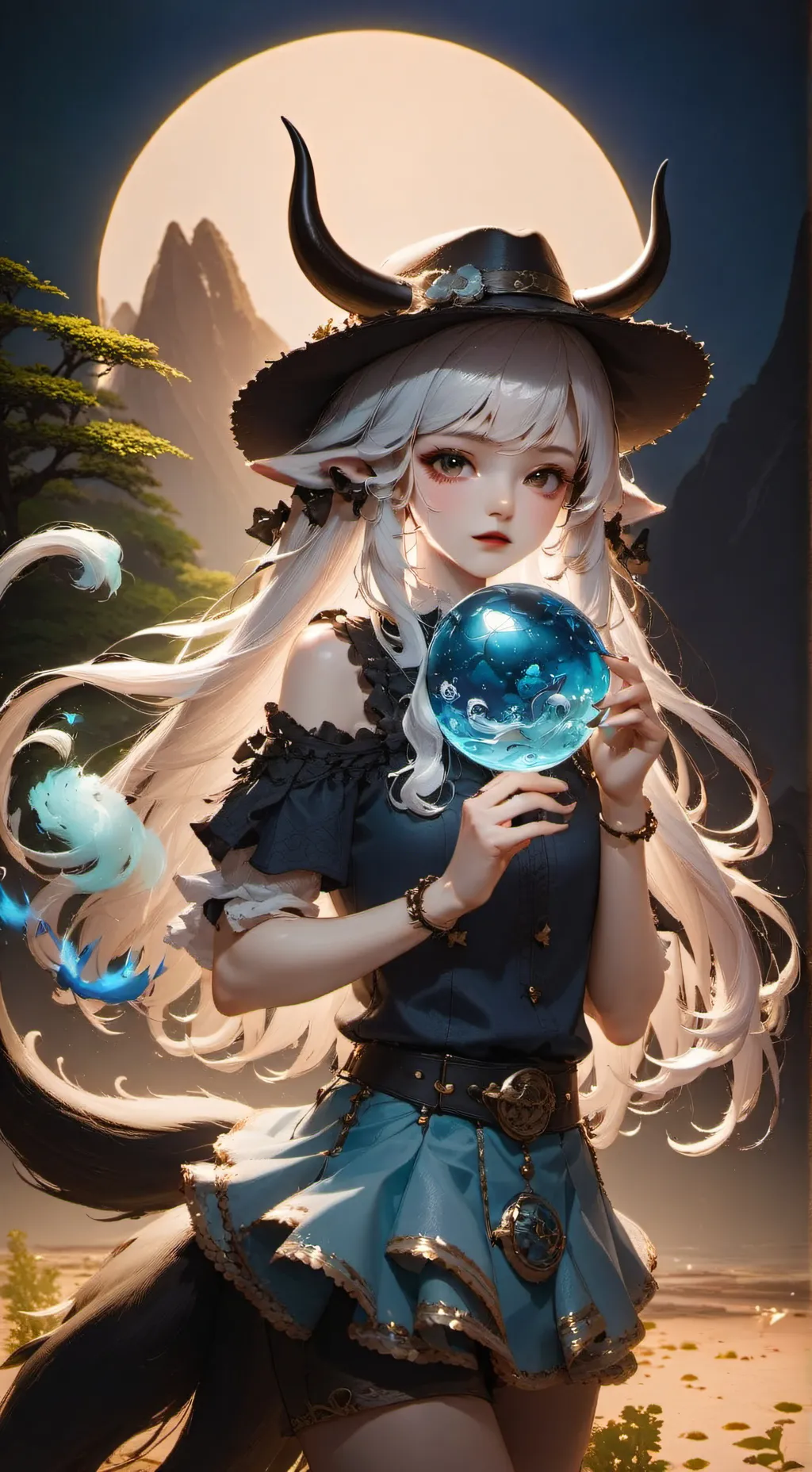 ai character: Nervous Cowgirl YO background