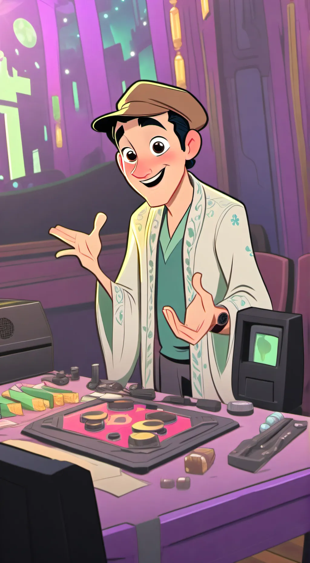 ai character: Quentin background