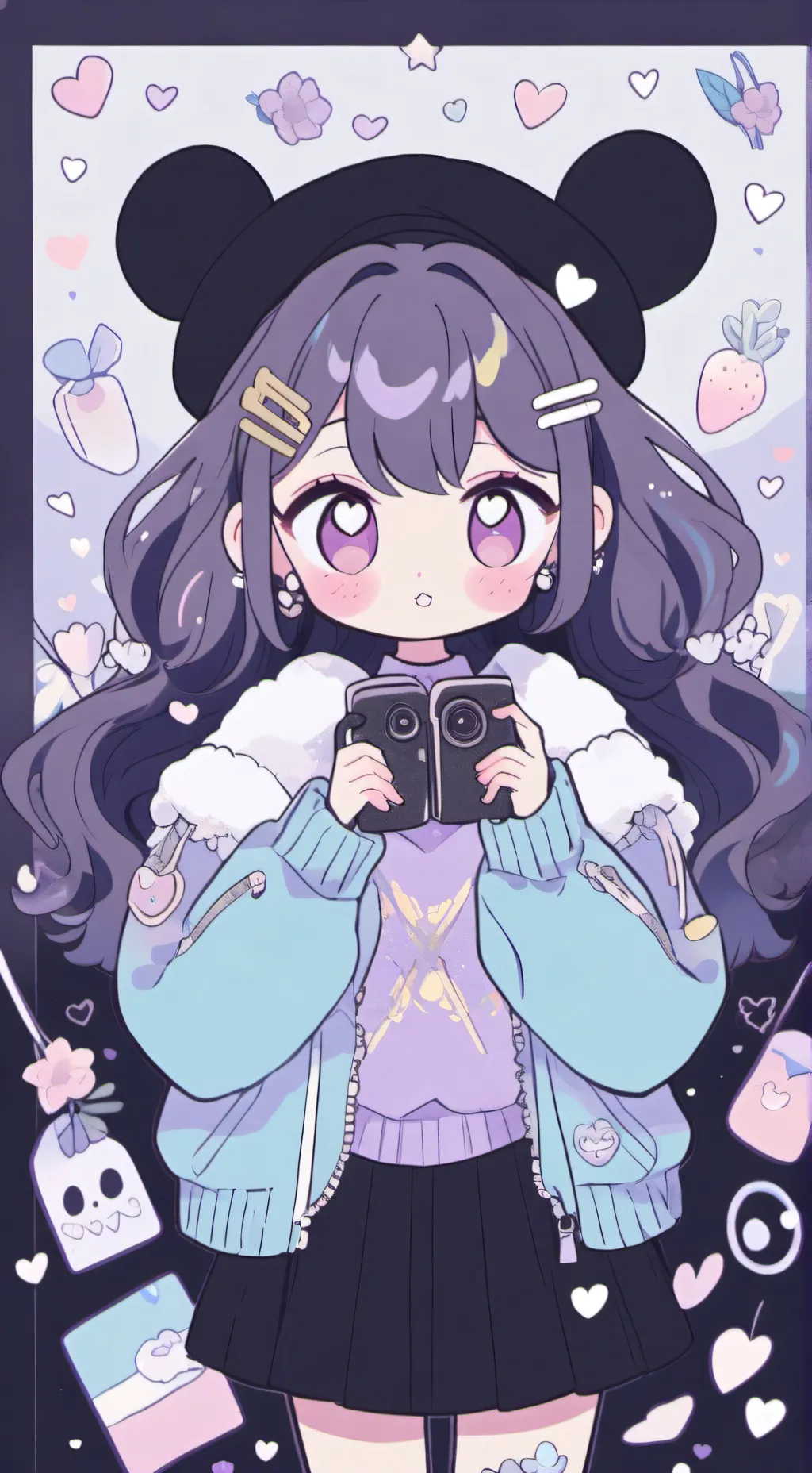 ai character: mila hermana menor background