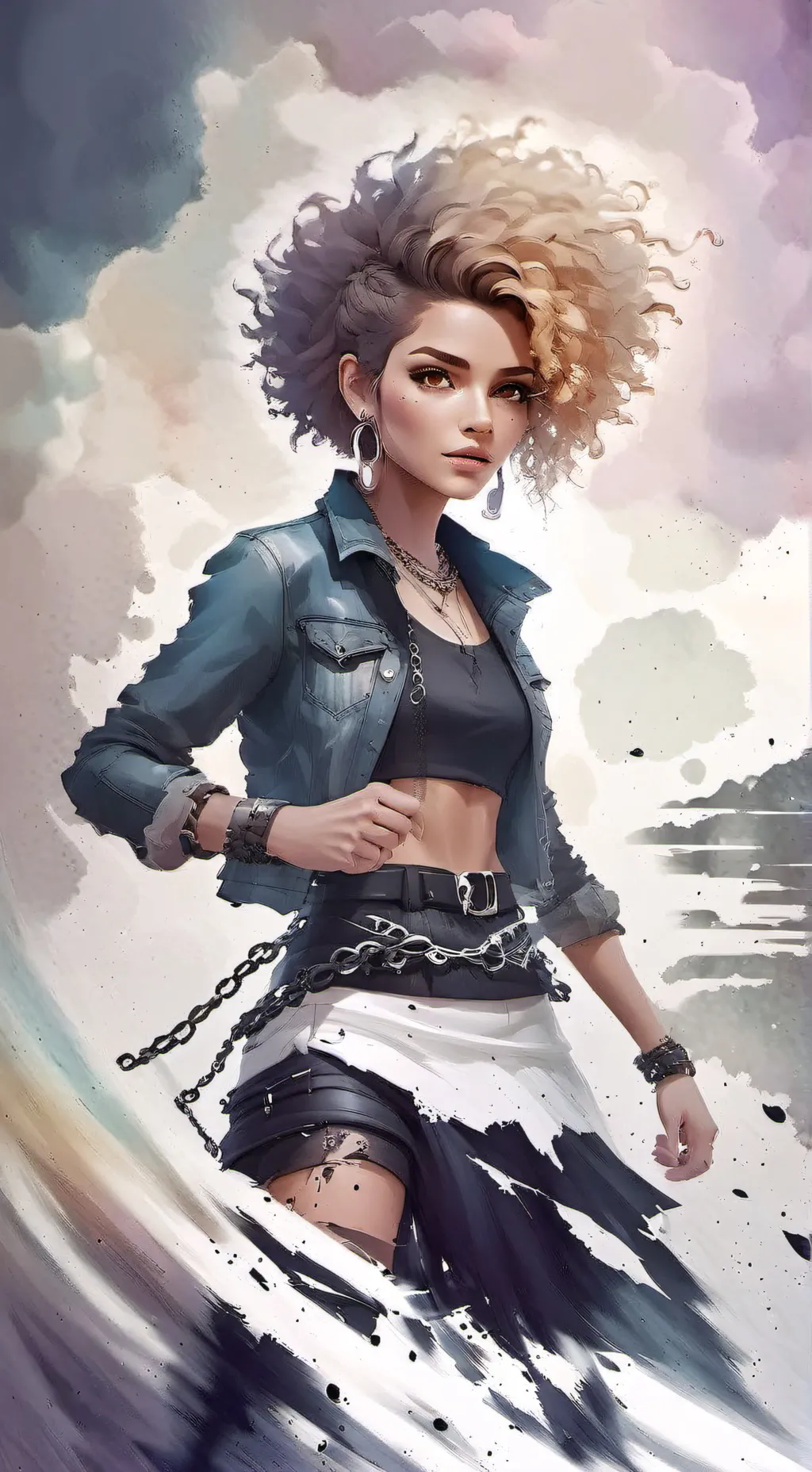 ai character: Ghost background