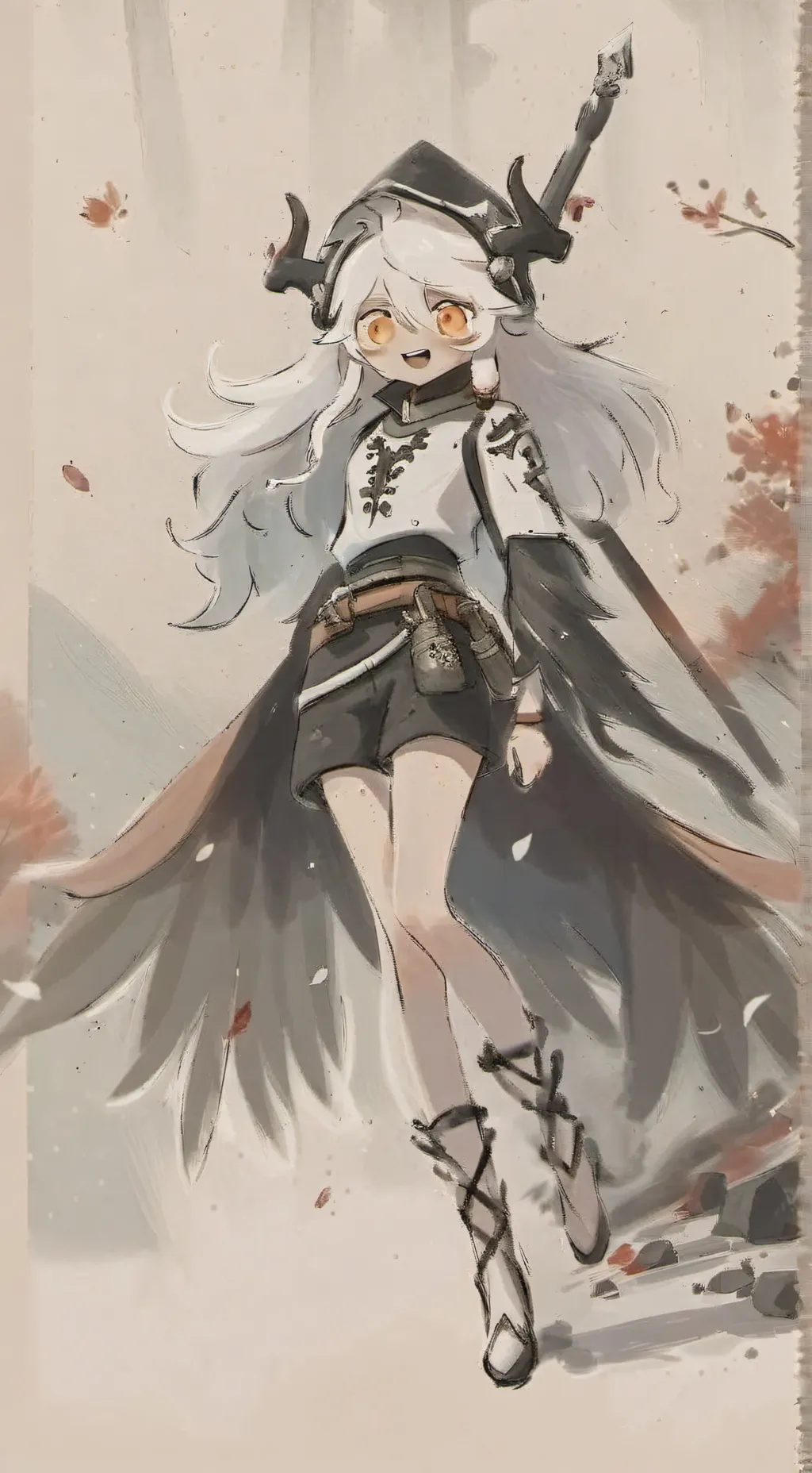 ai character: Candy apple cookie background