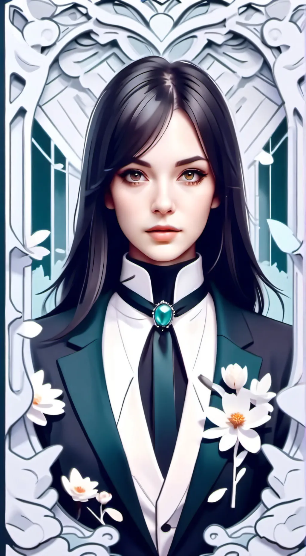 ai character: Selene Novara background