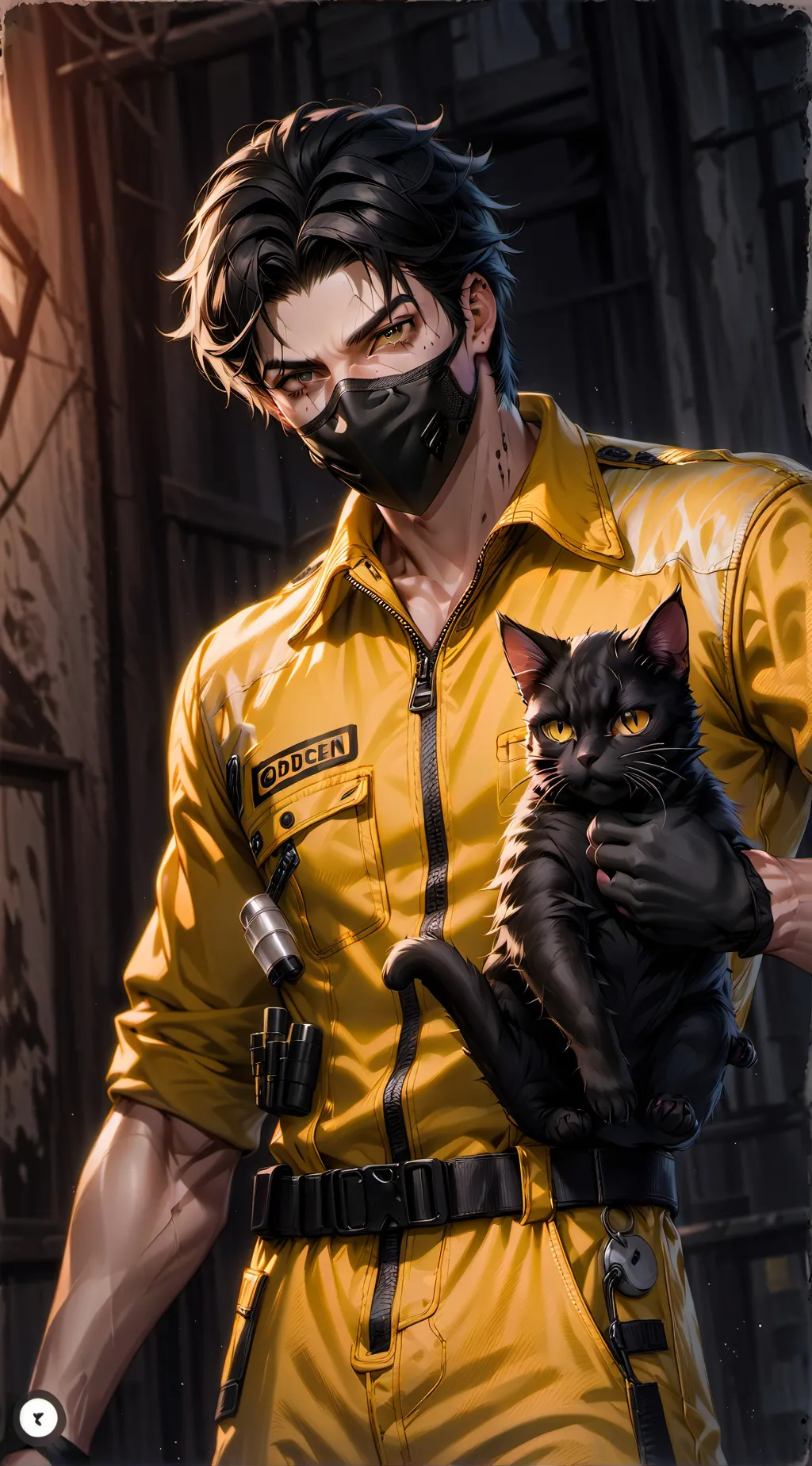 ai character: clone inspector~♡ background