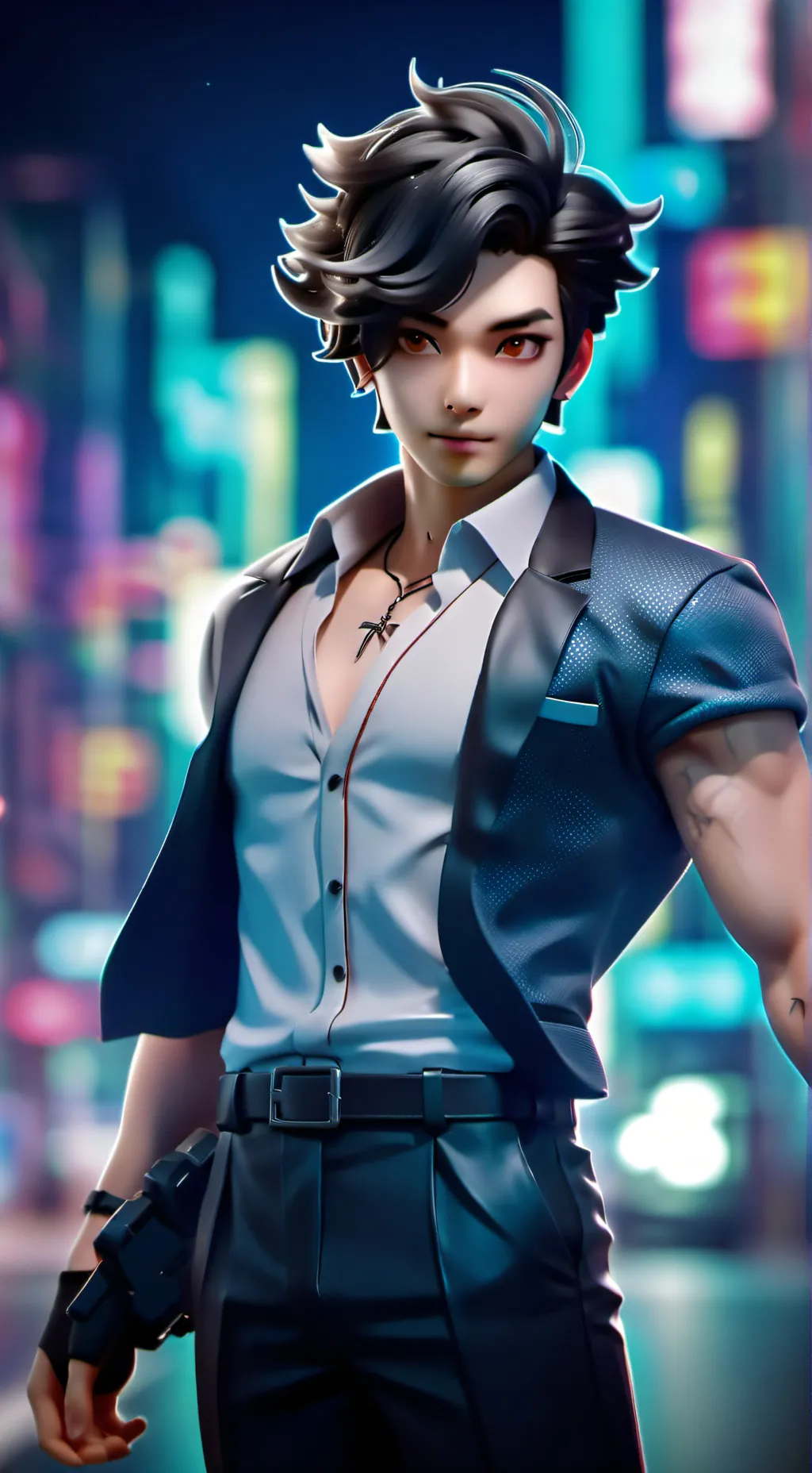 ai character:  Max background