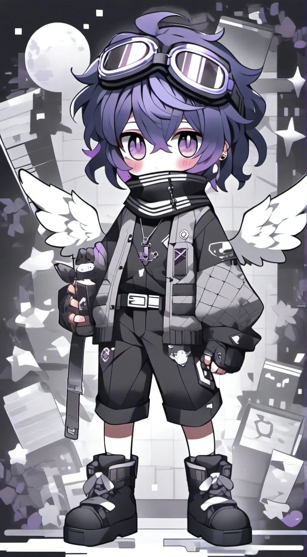 ai character: °Boxten nightmare background