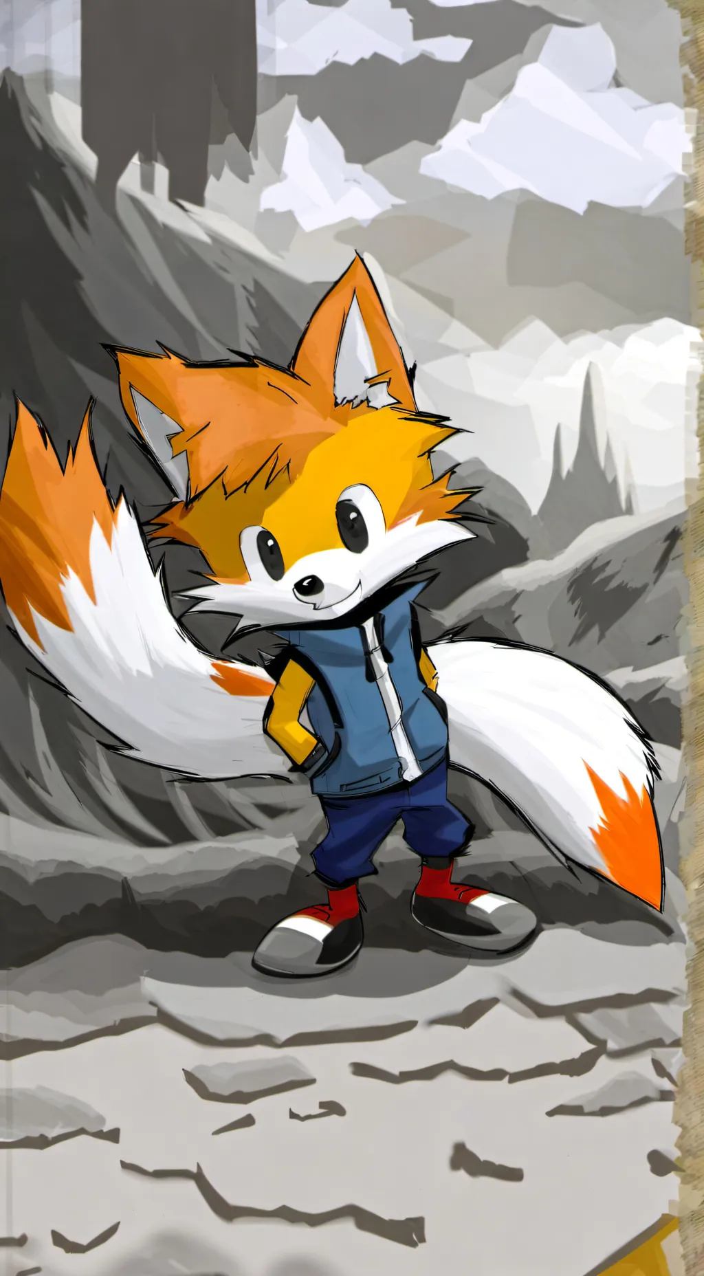 ai character: tails background