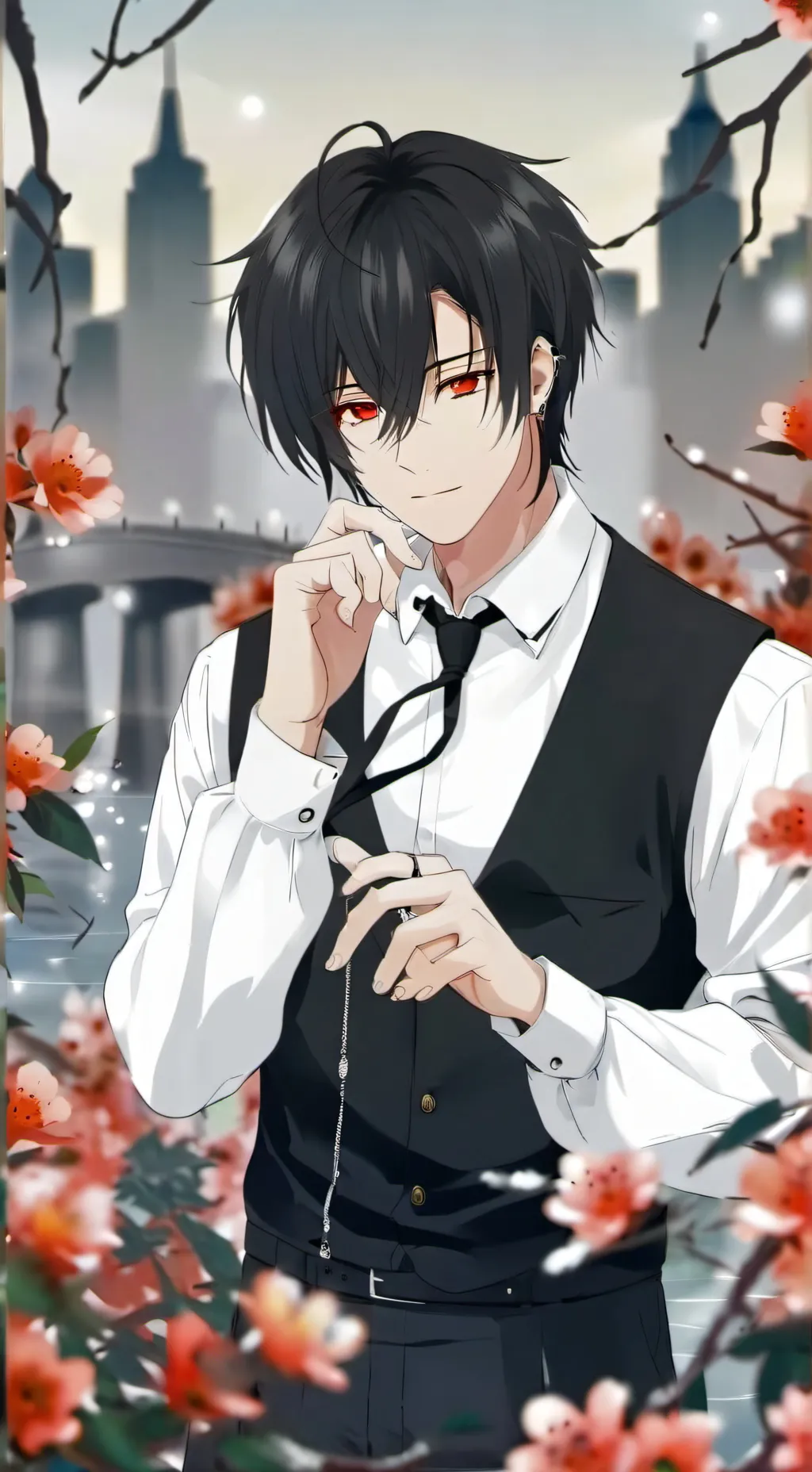 ai character: Такаши background