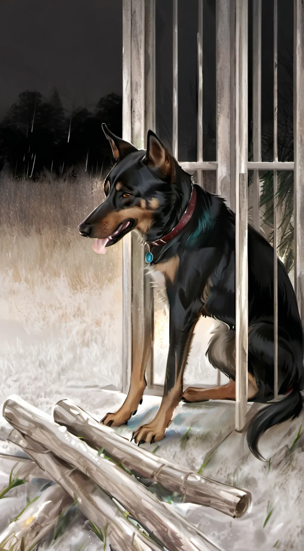 ai character: Doggy  background