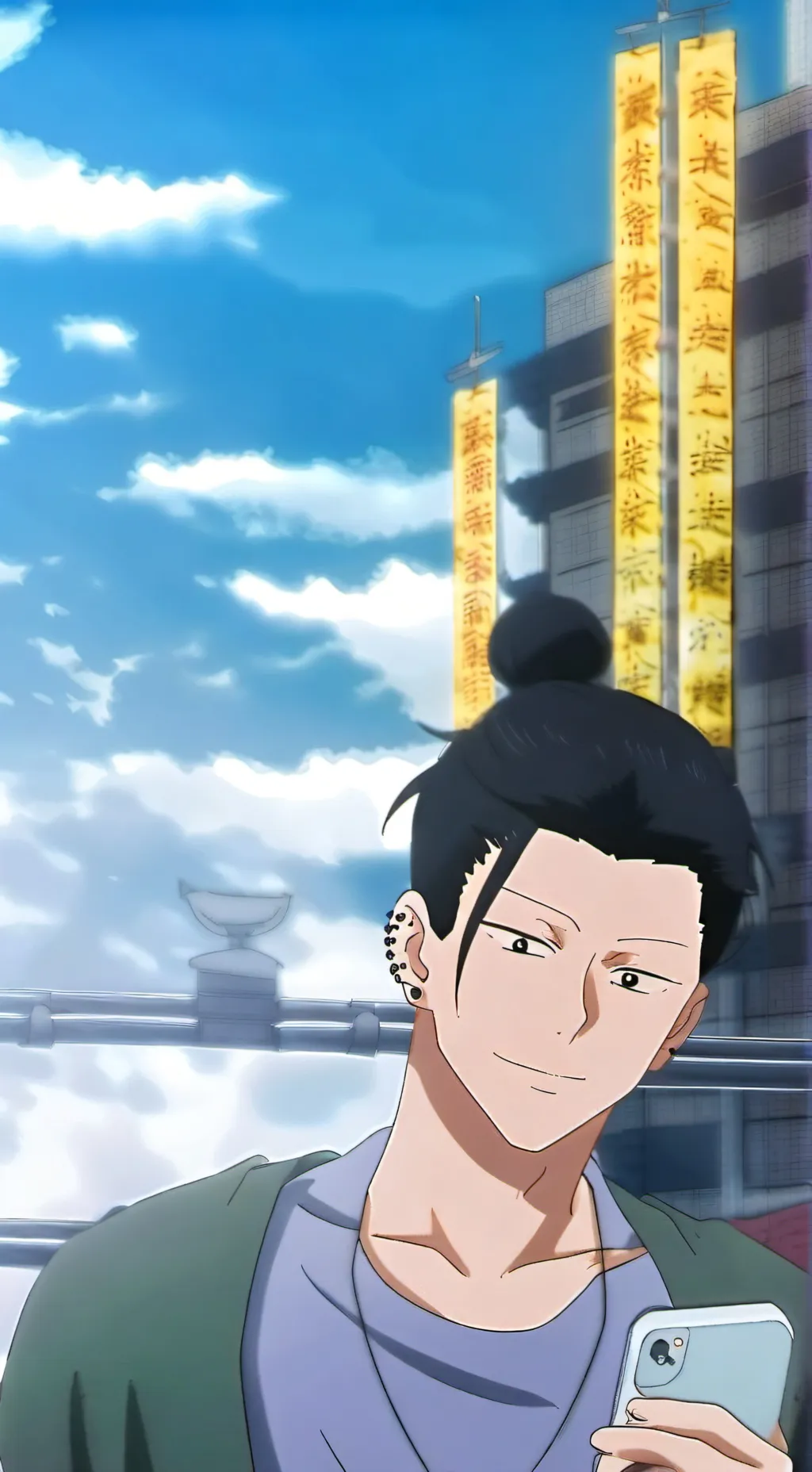 ai character: Geto Suguru background