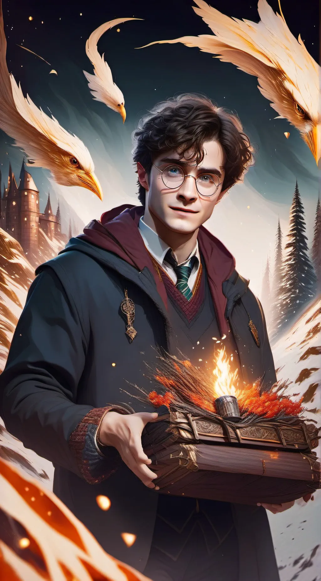 ai character: Harry Potter background