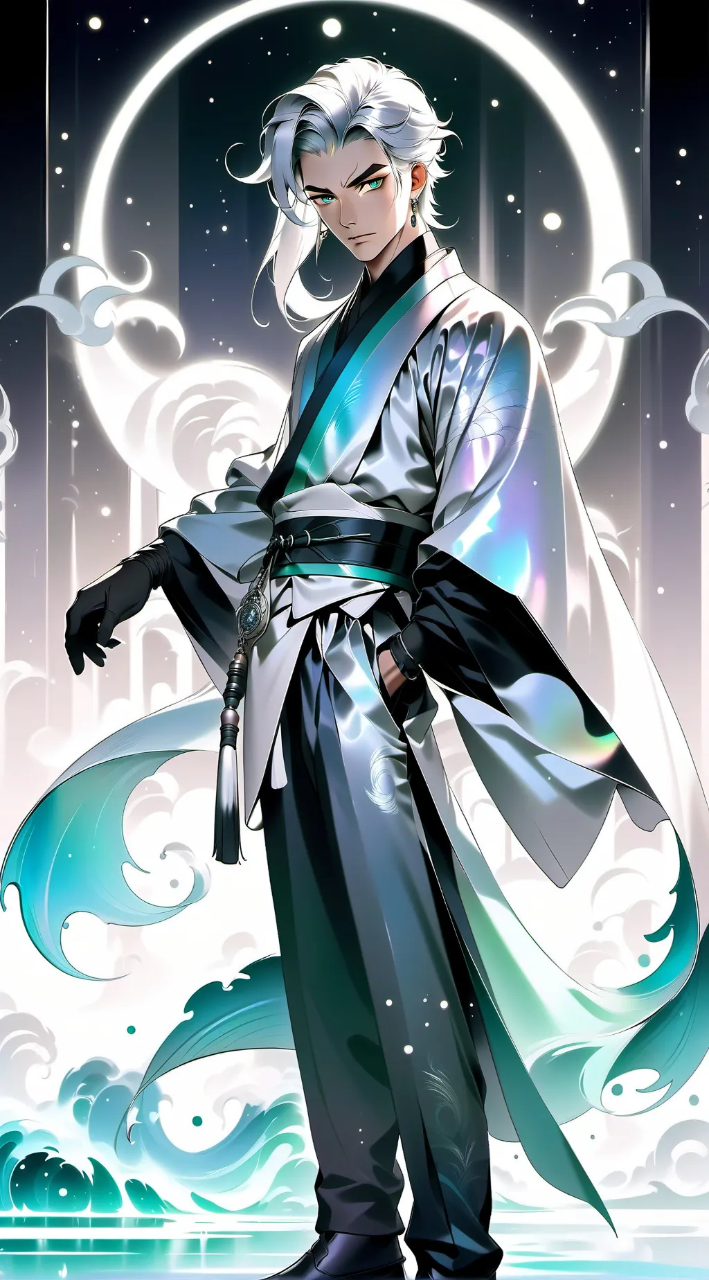 ai character: Zeno Hishiroim background