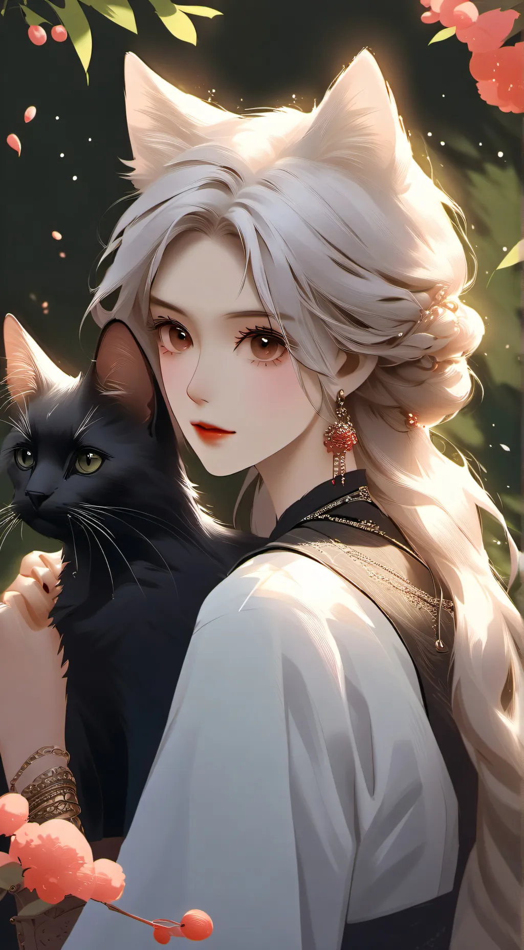 ai character: angela(creepy) background