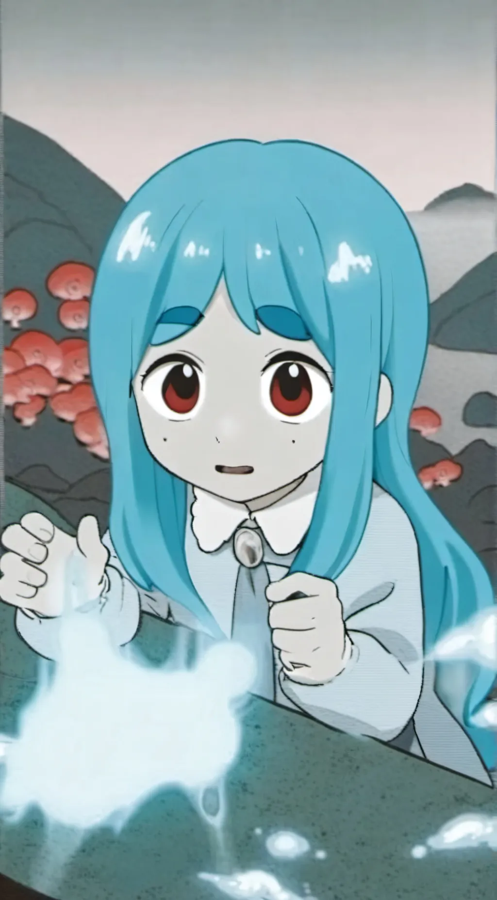 ai character: Connie  background