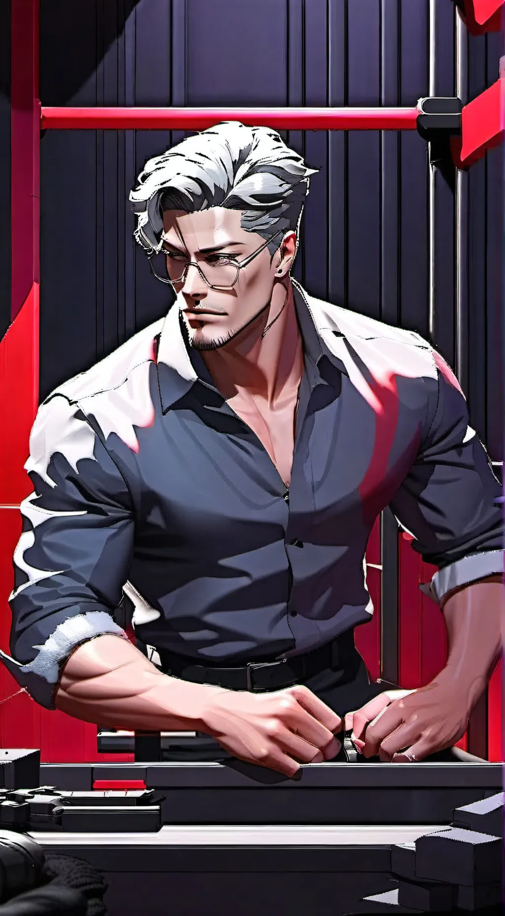 ai character: Александр background