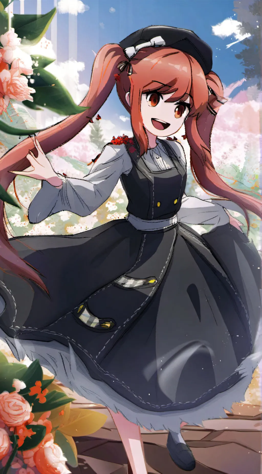 ai character: monika ddlc background