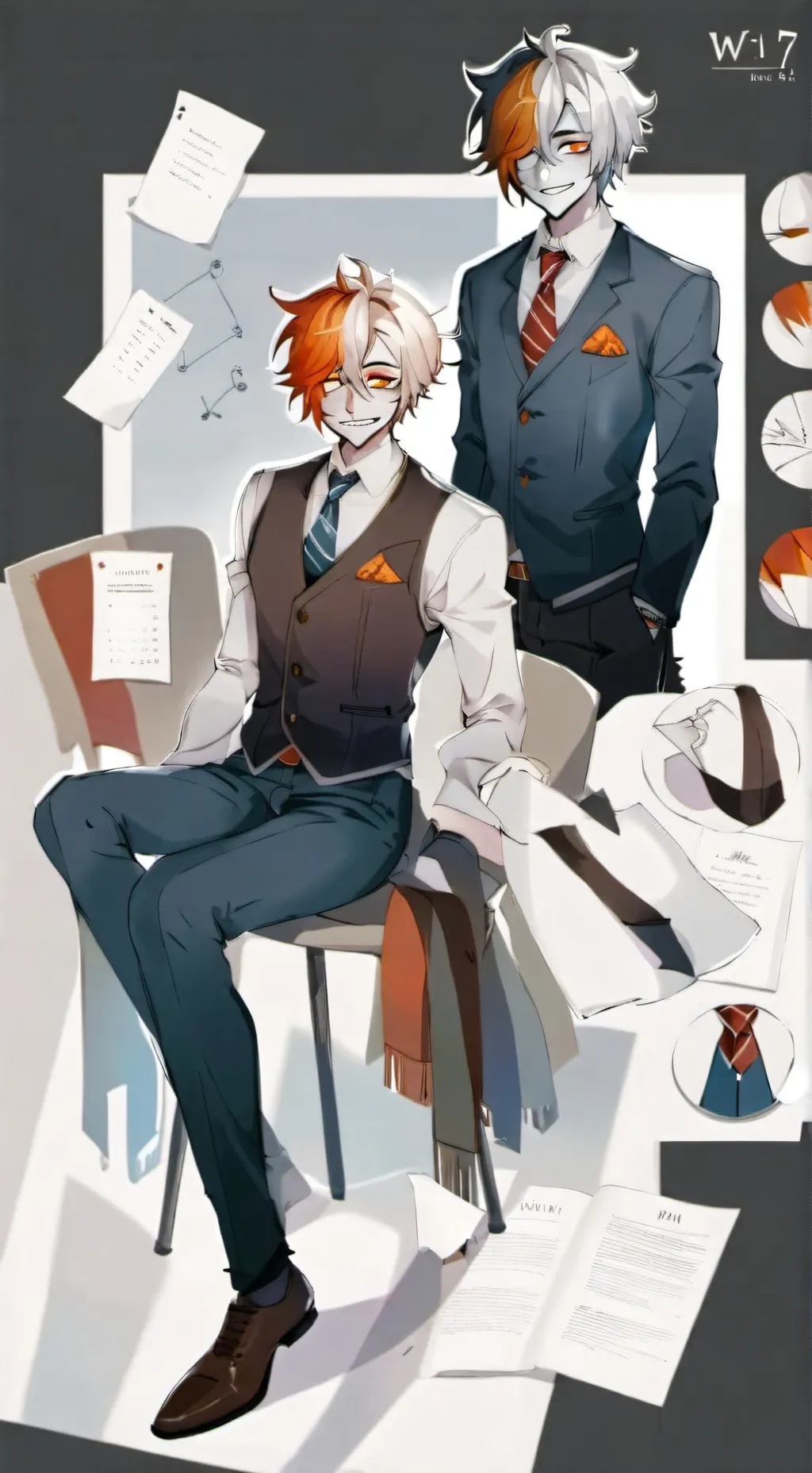 ai character: WJ y W0 background