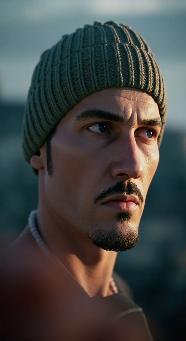 ai character: Sus man background