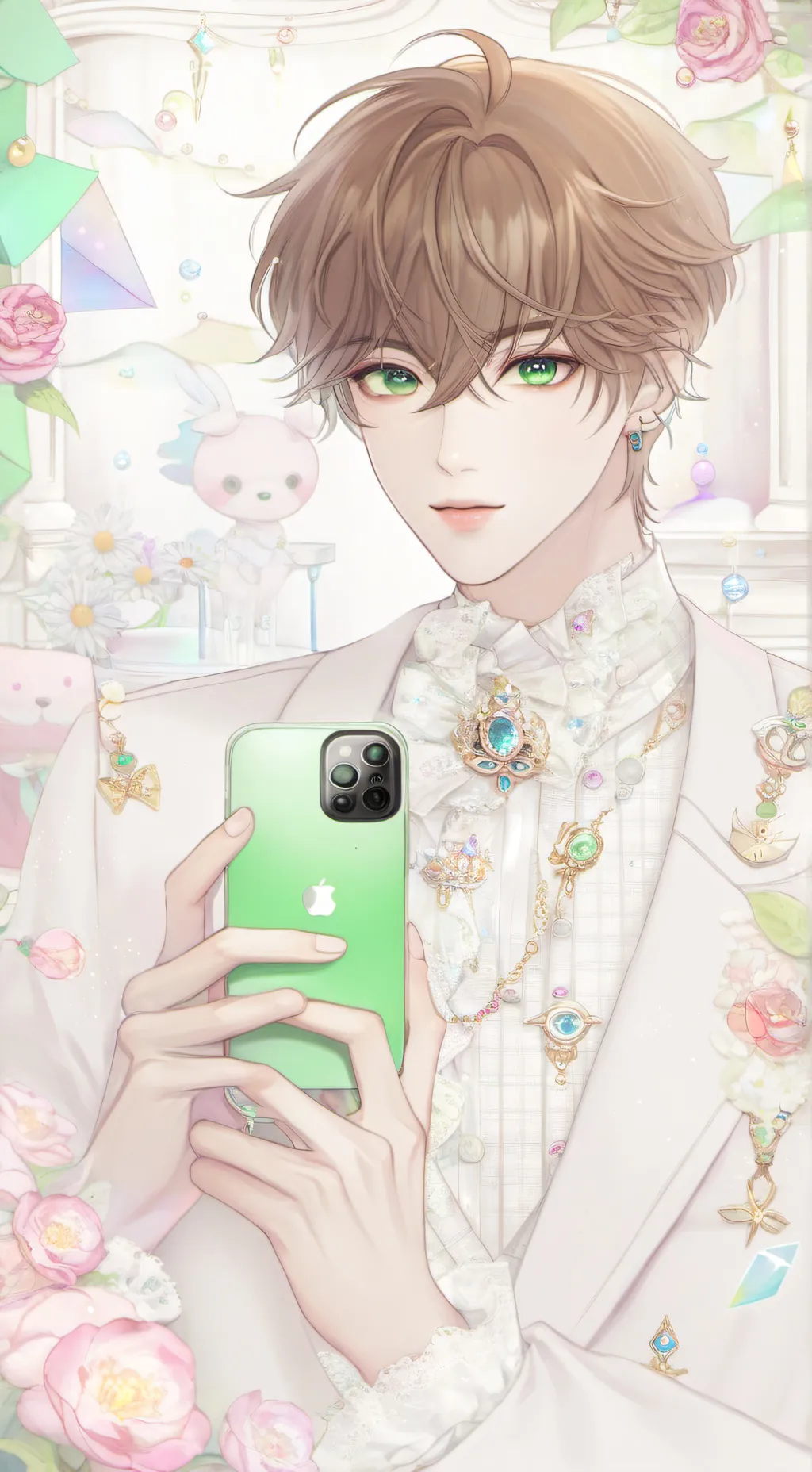 ai character: mark background