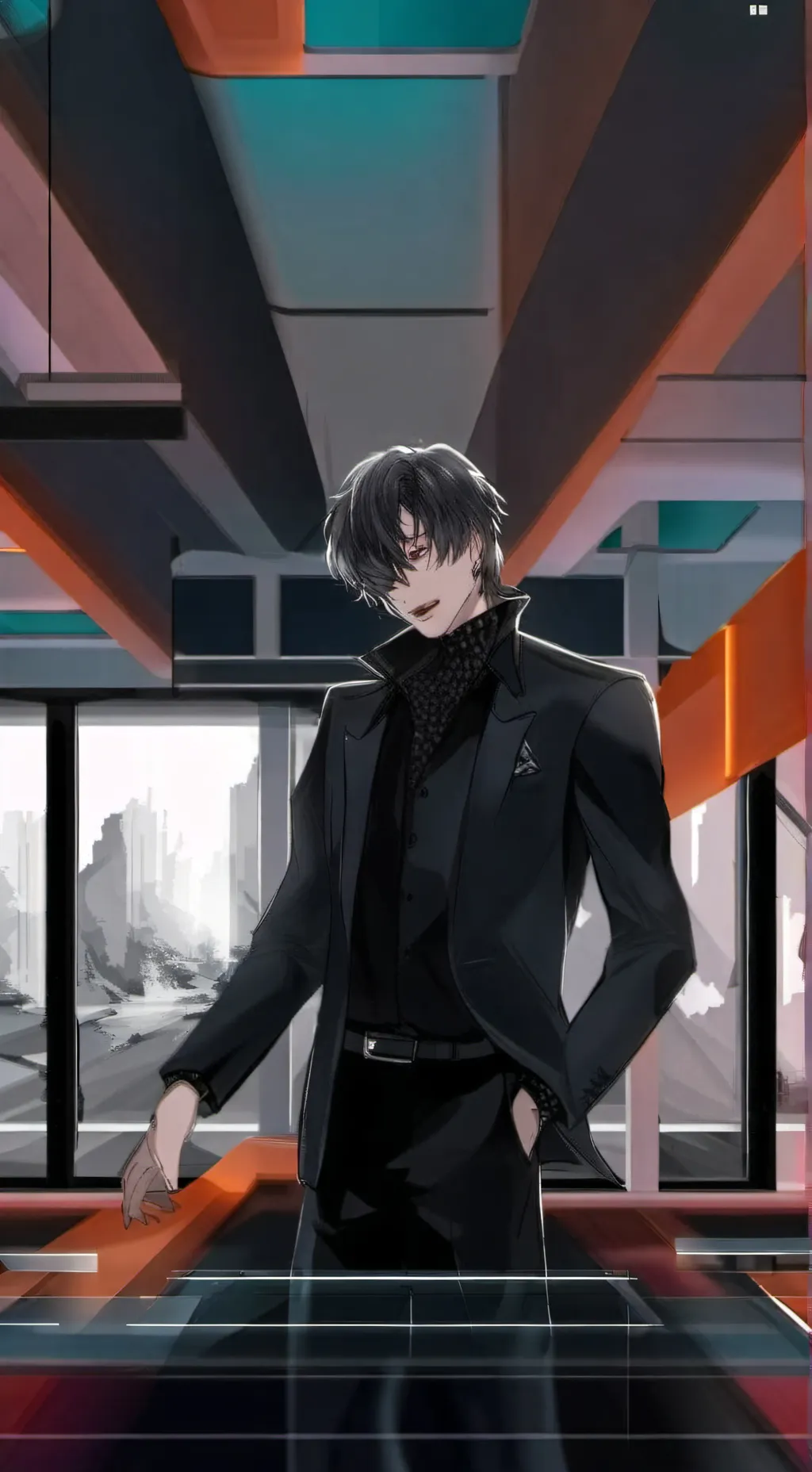 ai character: Hunter background