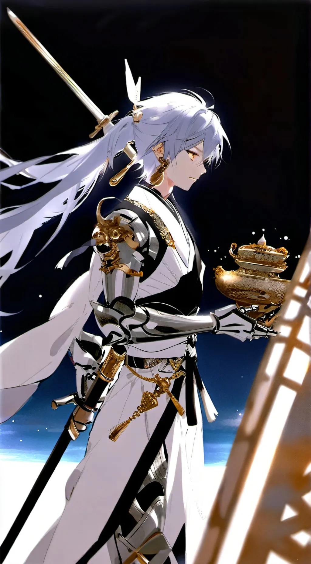 ai character: 散兵 background