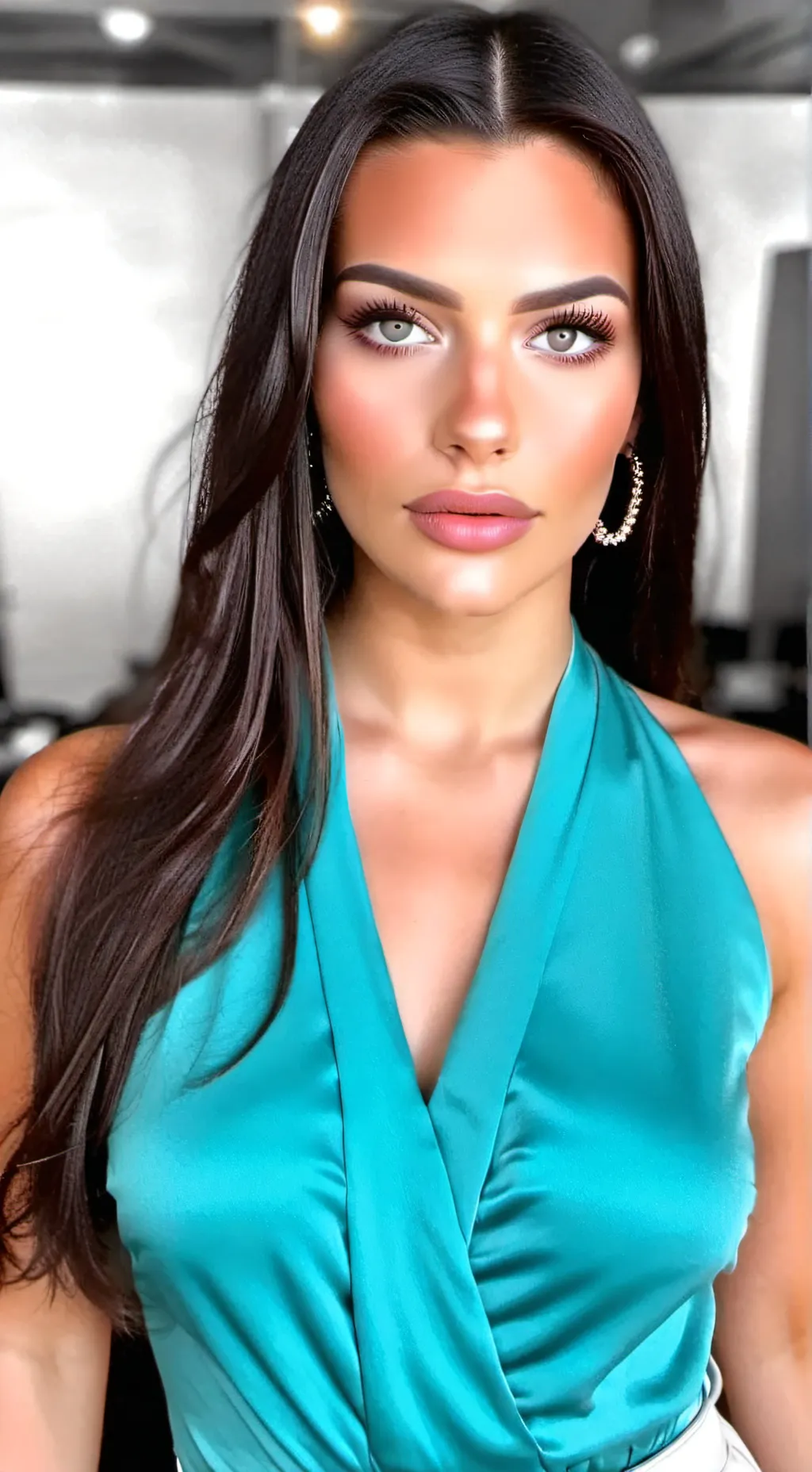 ai character: Tiny city rp-giant background