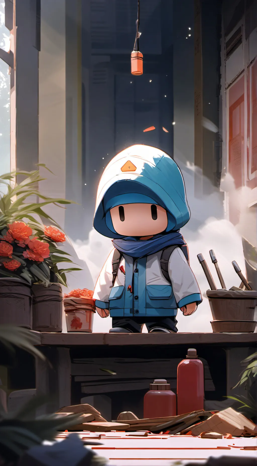 ai character: pocoyo vs jeff🗿 background