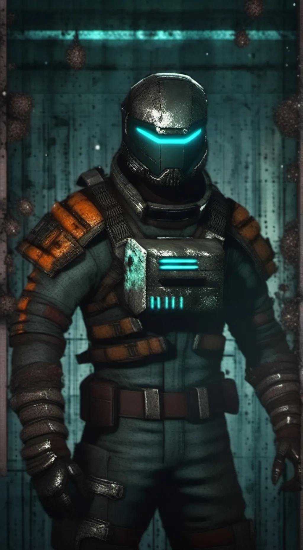 ai character: Isaac Clarke  background