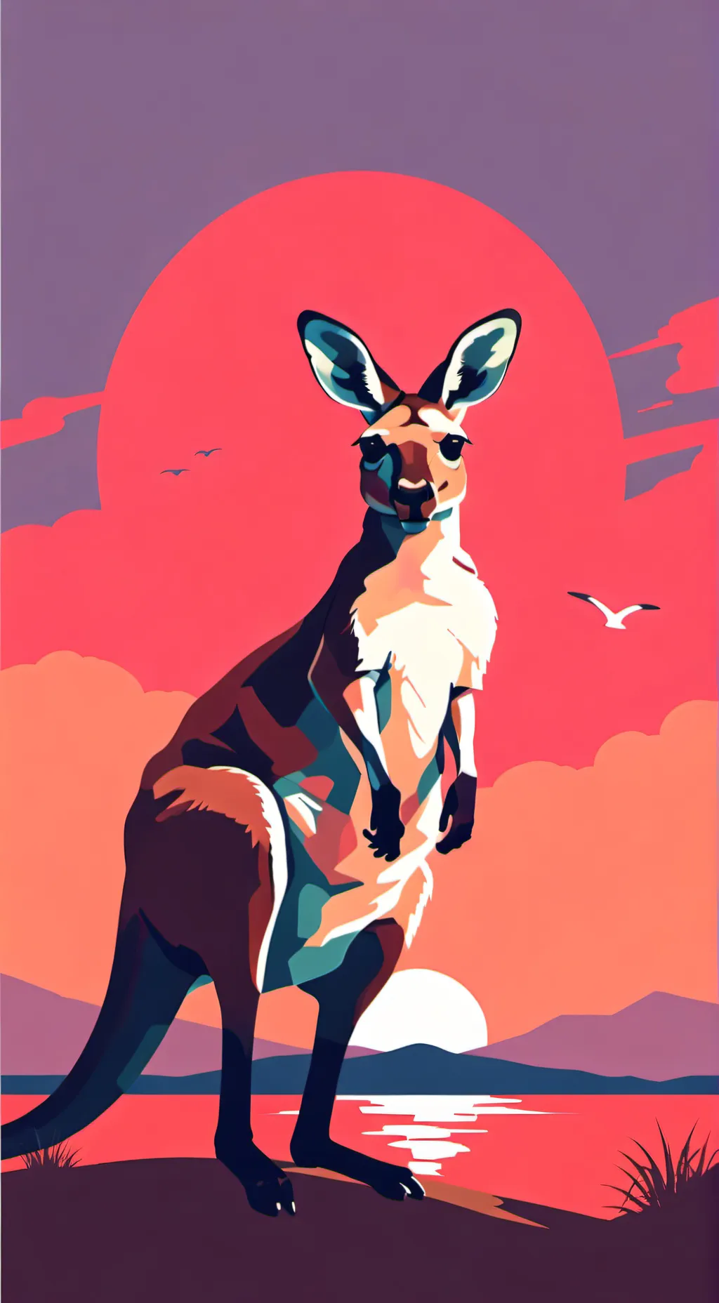 ai character: Mha in Australia background